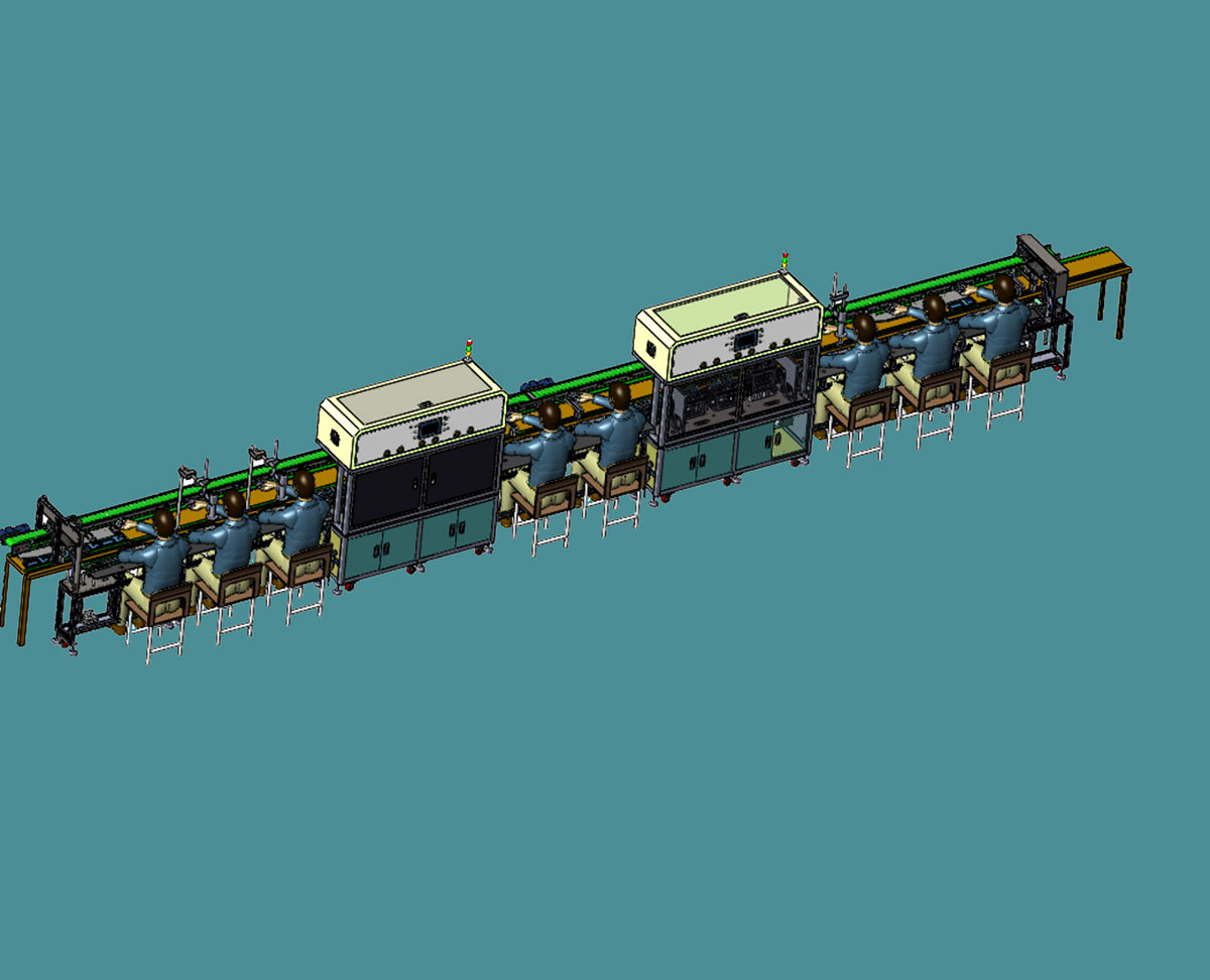 TWS耳机排线贴付保压