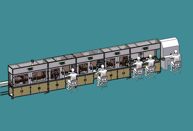 手机外壳组装模组